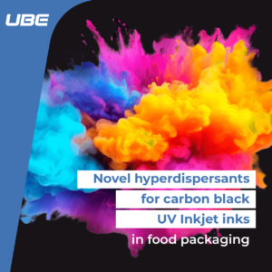 Novel hyperdispersants for carbon black UV Inkjet inks